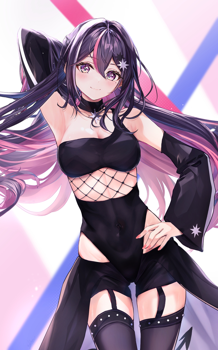 This is a pixiv picture whose title is World Tour'24  AZKi🎙️.