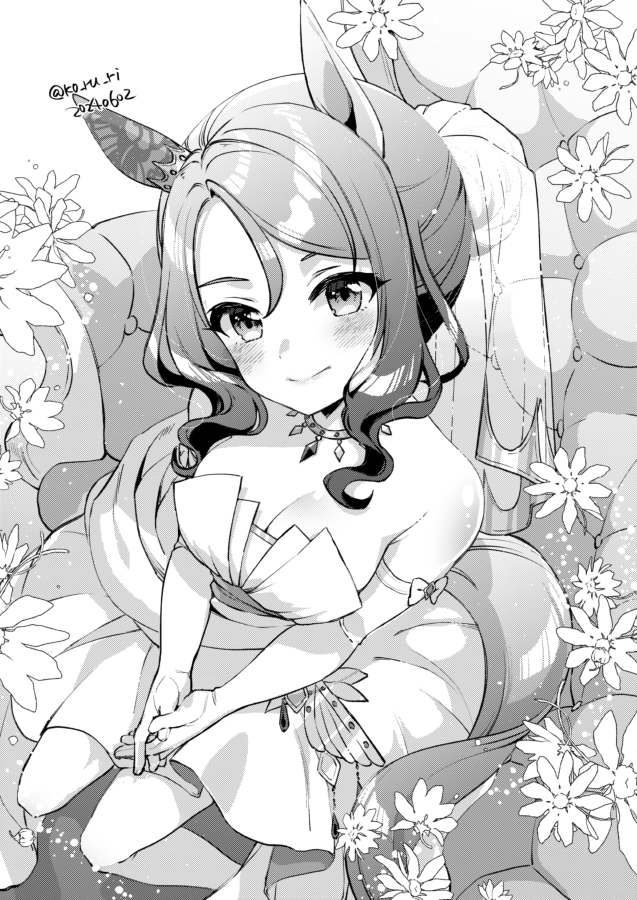 This is a pixiv picture whose title is 花嫁キング.