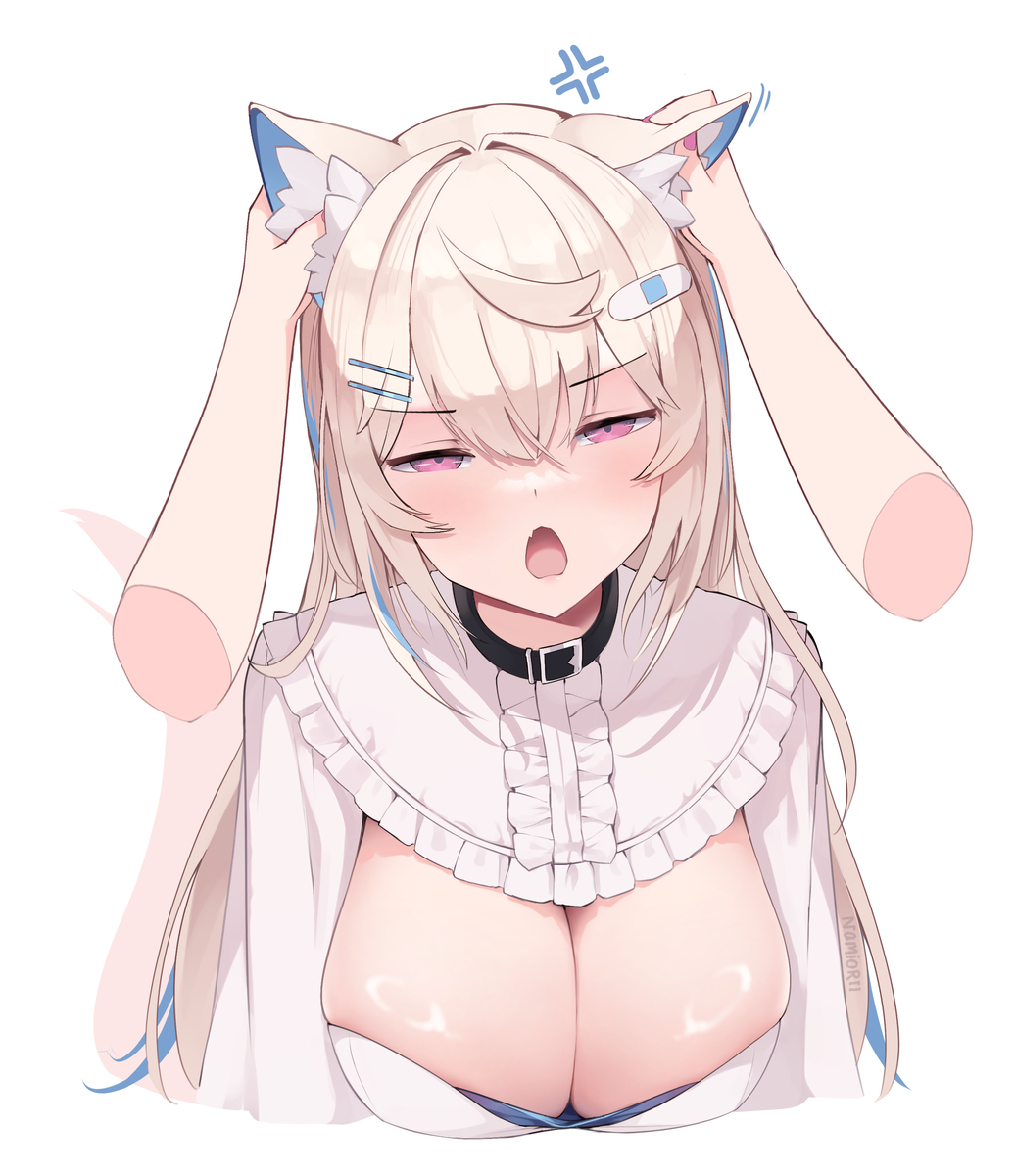 This is a pixiv picture whose title is fuwamoco rub.