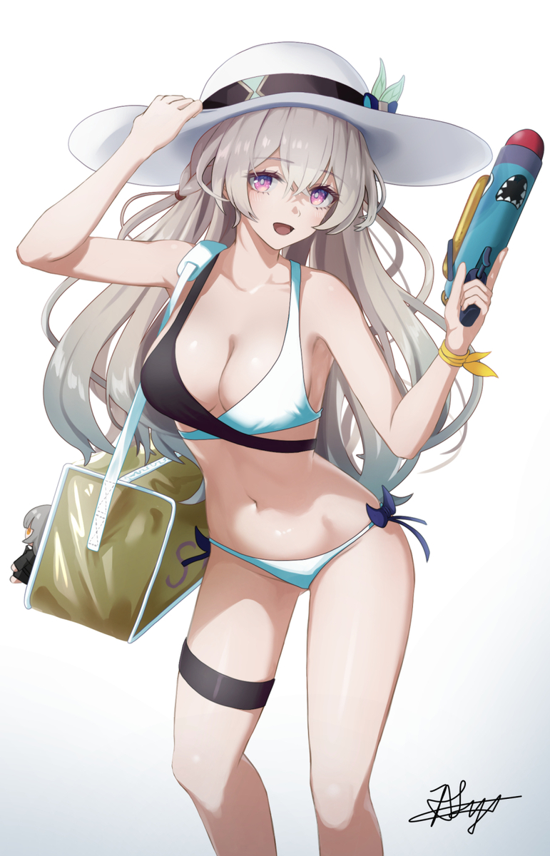 This is a pixiv picture whose title is ホタルちゃん水着.