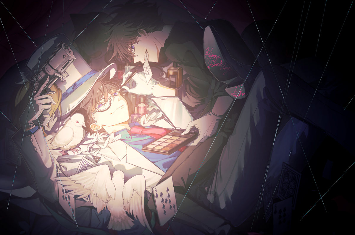 This is a pixiv picture whose title is ILLUSION.
