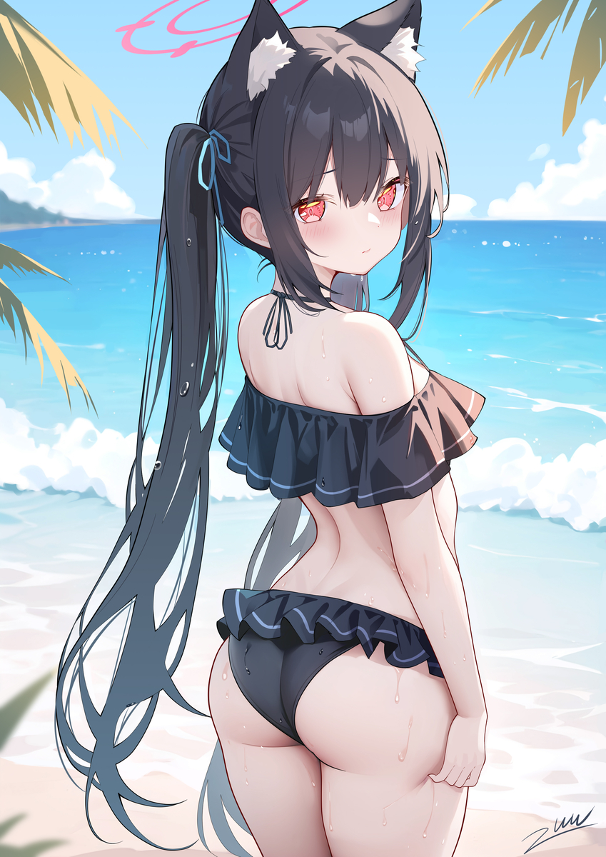 This is a pixiv picture whose title is セリカ水着.