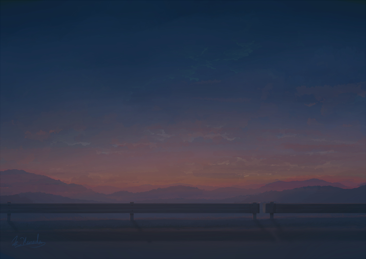 This is a pixiv picture whose title is 夕間暮れ.