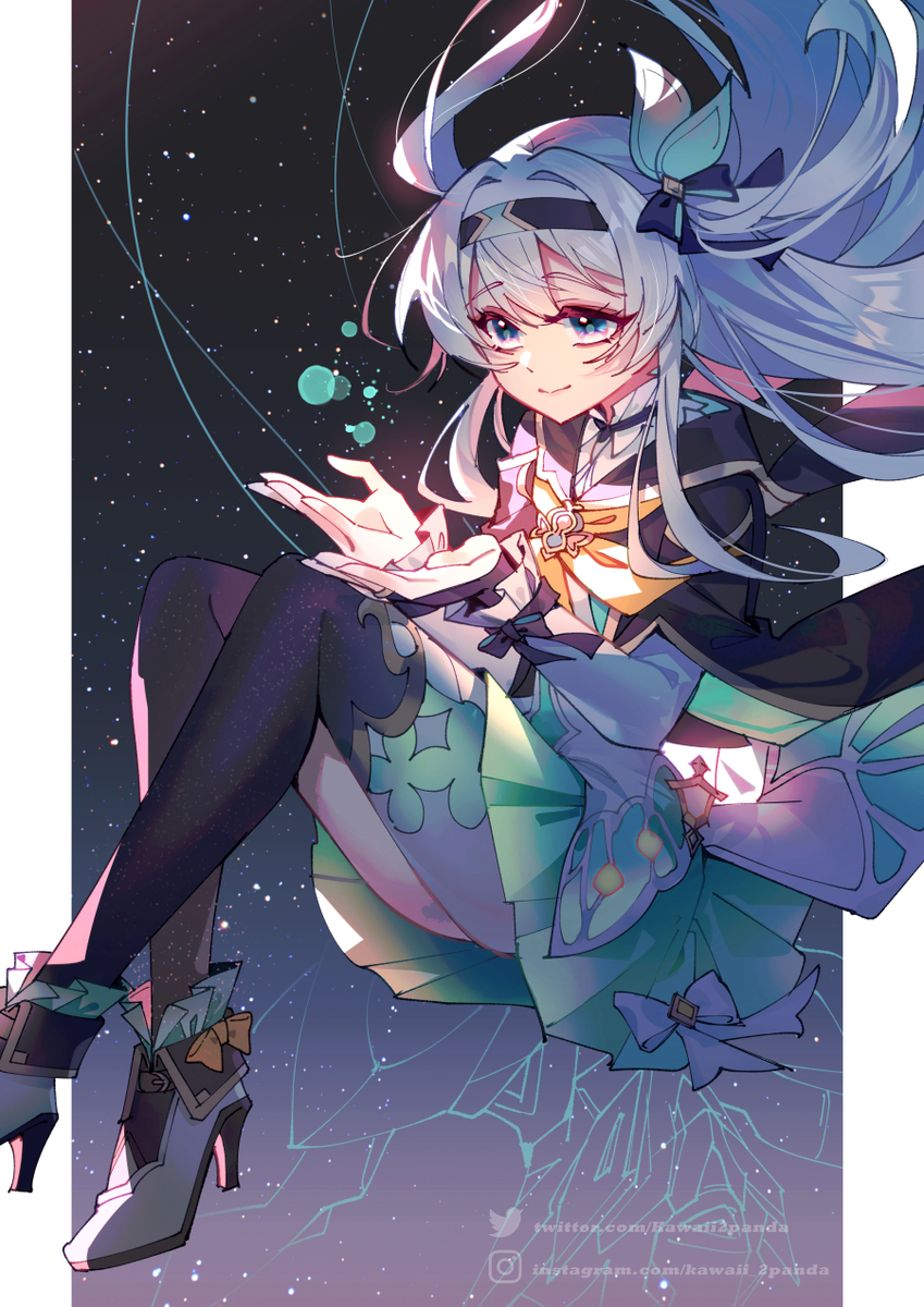 This is a pixiv picture whose title is 微かな光.