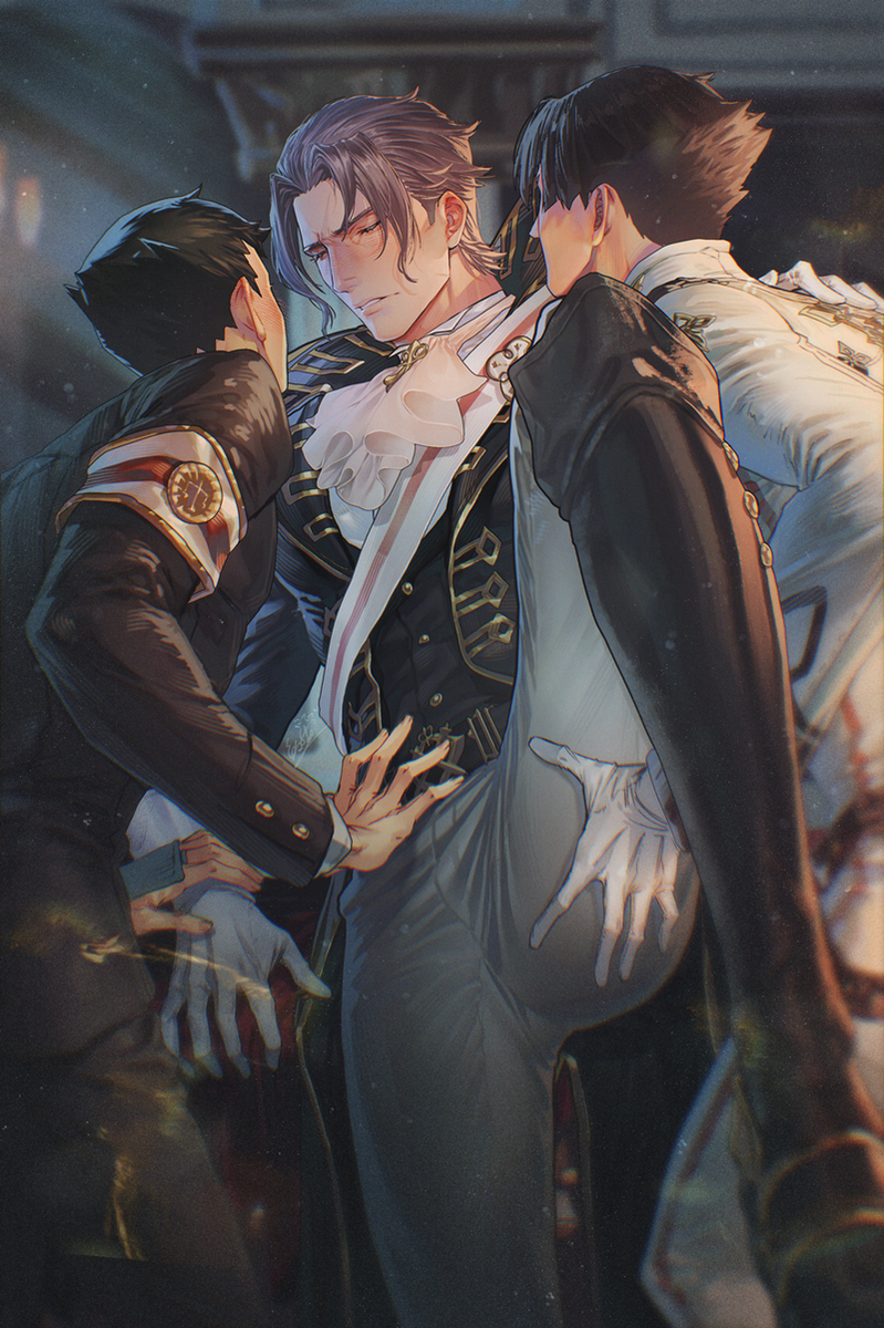 This is a pixiv picture whose title is 親友バロ.