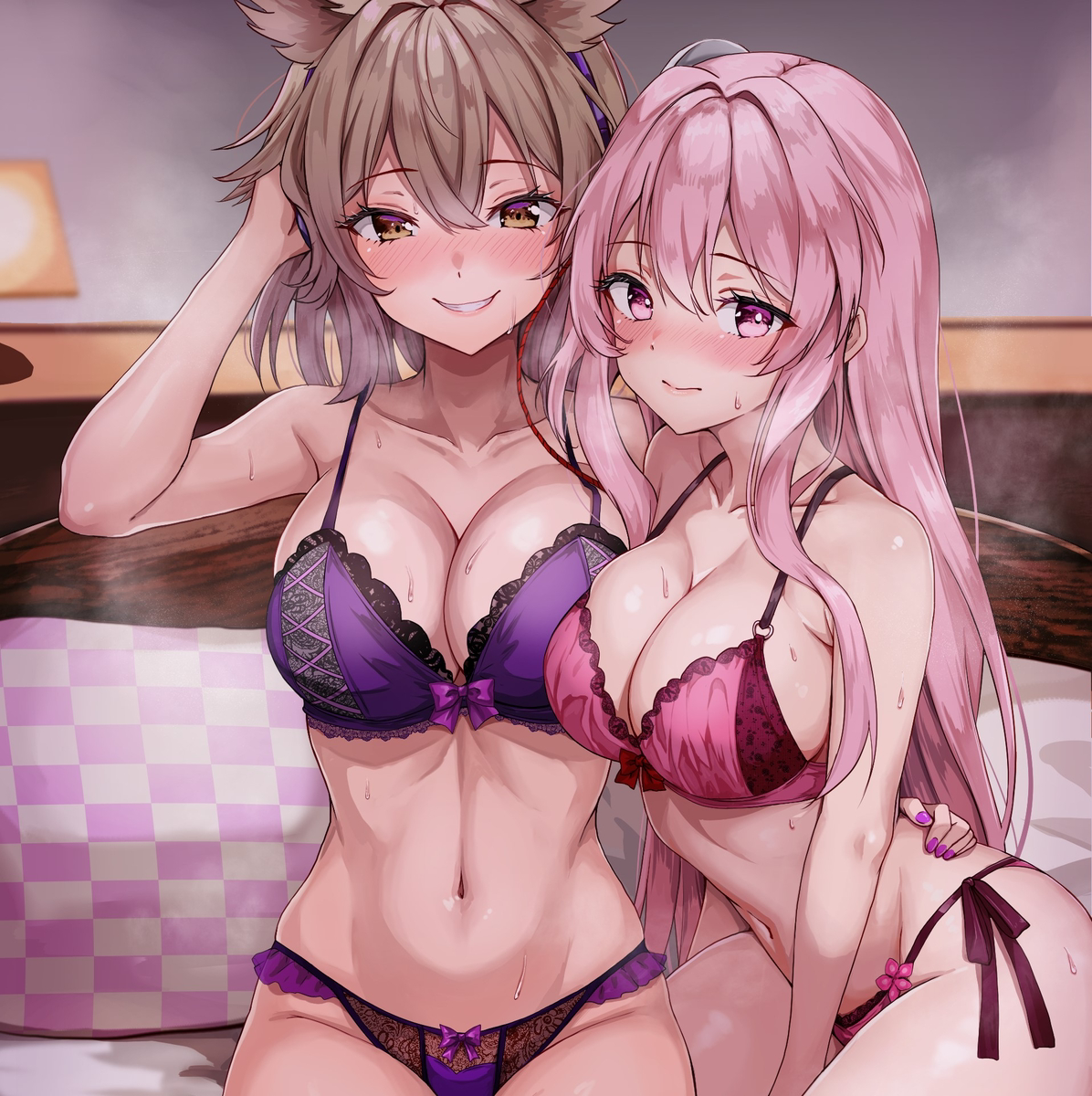This is a pixiv picture whose title is ｊｋこころちゃん＋おまけ＋ｊｋ神子さま＋みこころサンプル　5枚.