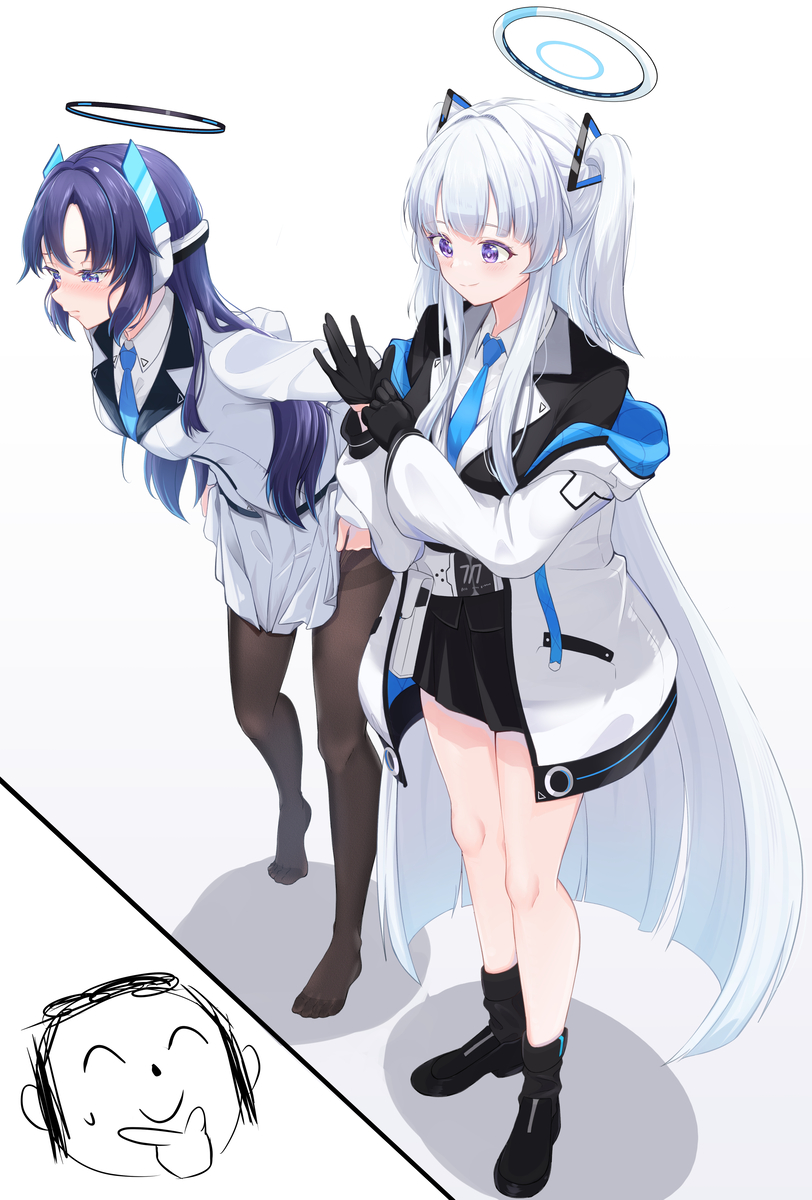 This is a pixiv picture whose title is ユウカ(ノア)×ノア(ユウカ).