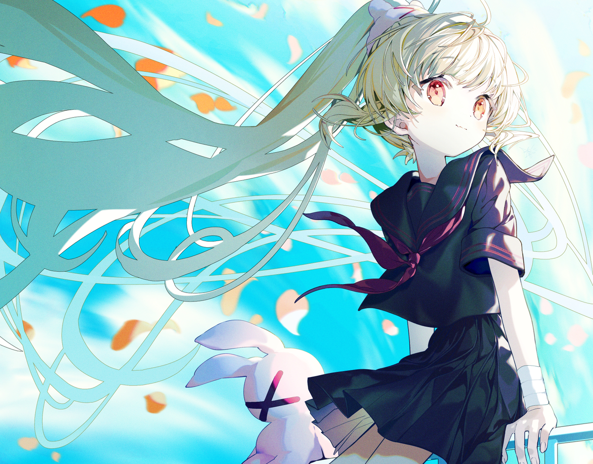 This is a pixiv picture whose title is ₍ᐢ༝ᐢ₎名取さなさん／歌ってみた動画用イラスト.