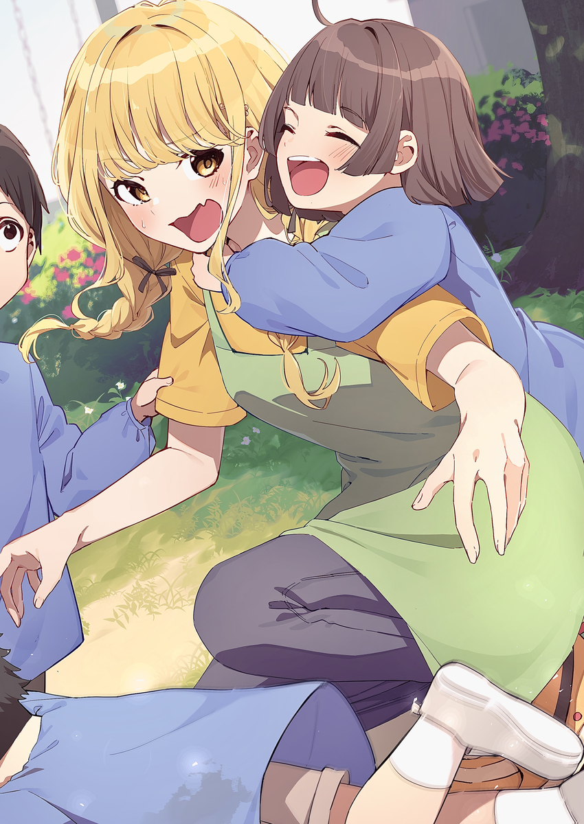 This is a pixiv picture whose title is ことねに学園経由で幼稚園のお手伝いの仕事斡旋する.