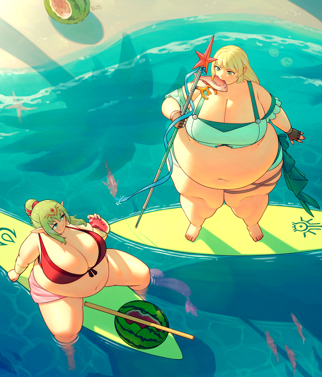 This is a pixiv picture whose title is Surfers in Surplus.