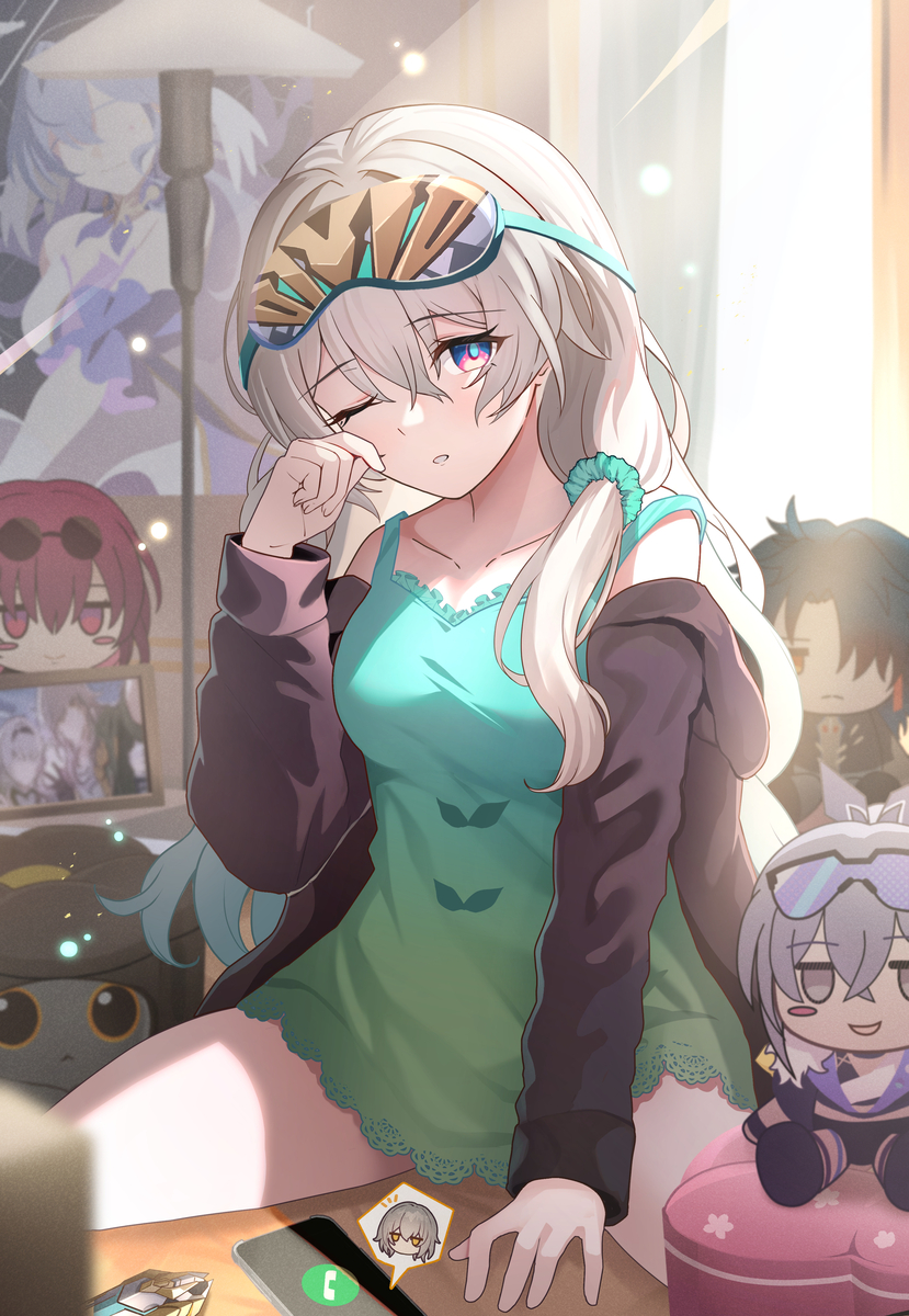 This is a pixiv picture whose title is ホタルが望む夢.