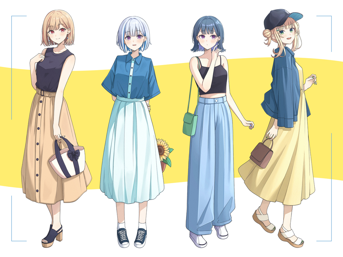 This is a pixiv picture whose title is にじさんじ私服シリーズ（妄想）.