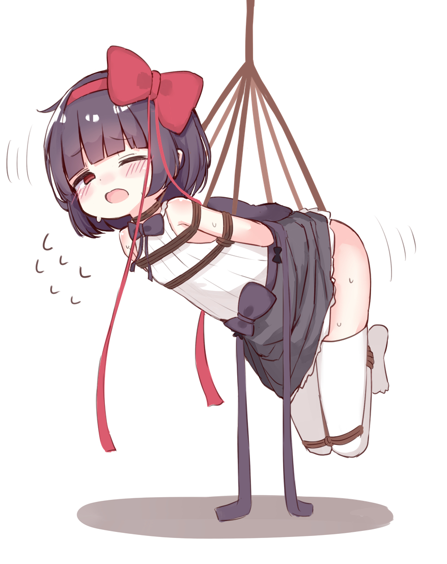 This is a pixiv picture whose title is 吊るされるなちゃん.
