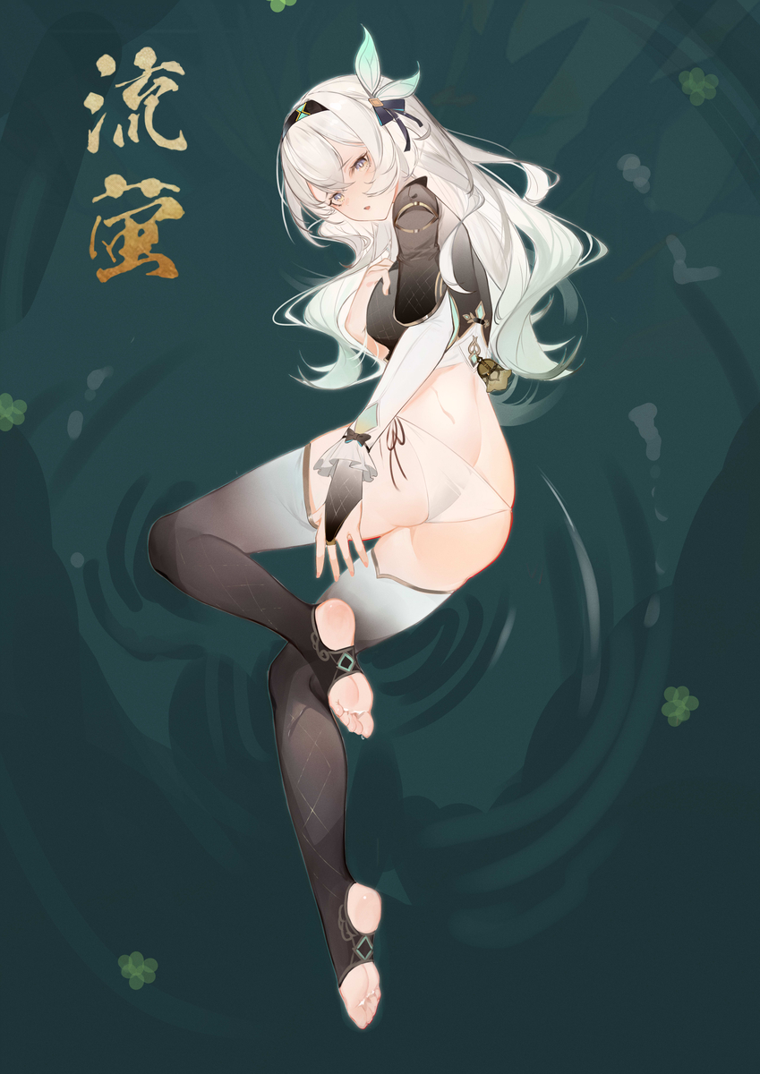 This is a pixiv picture whose title is 流萤.