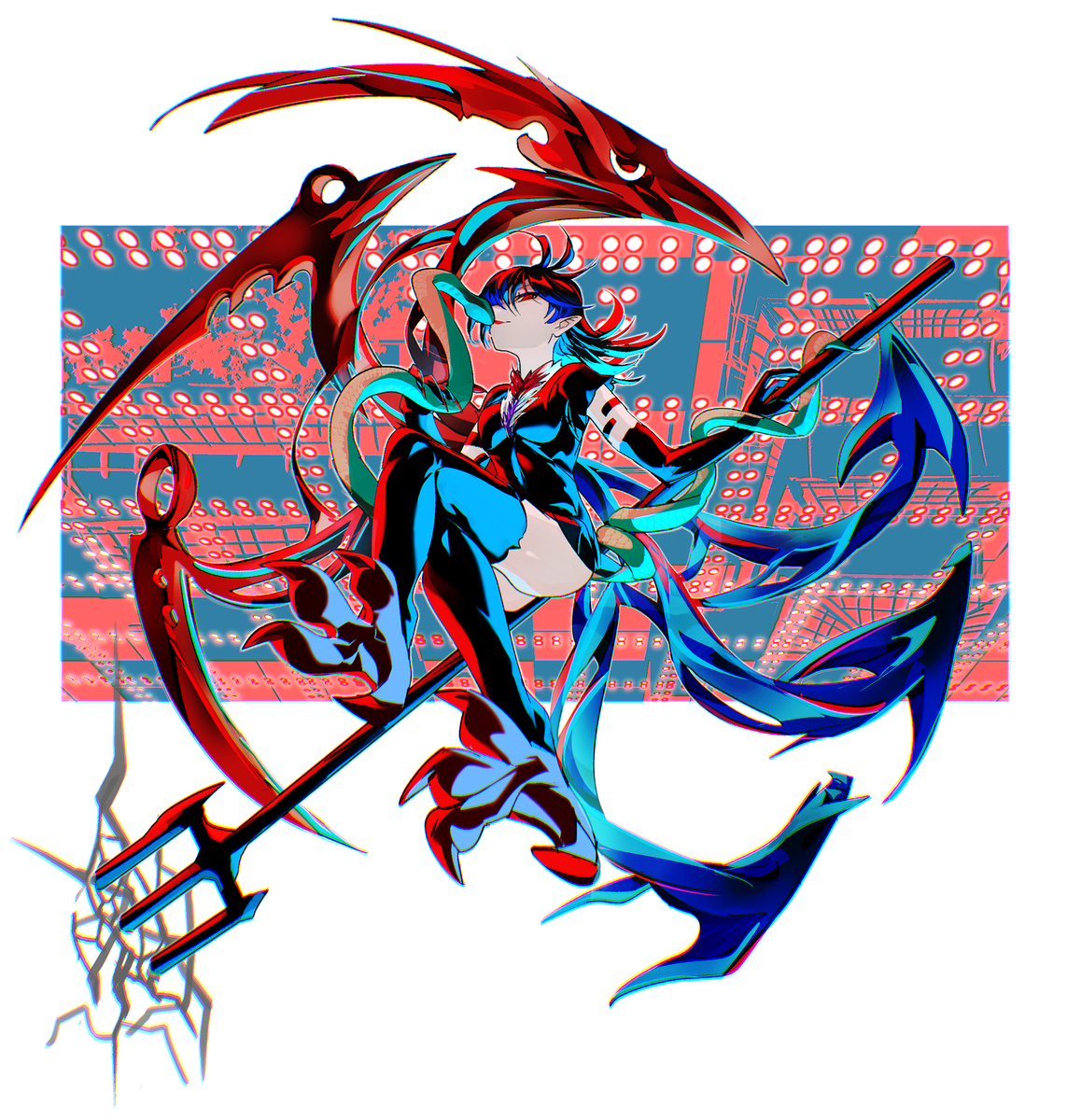 This is a pixiv picture whose title is 平安のエイリアン.
