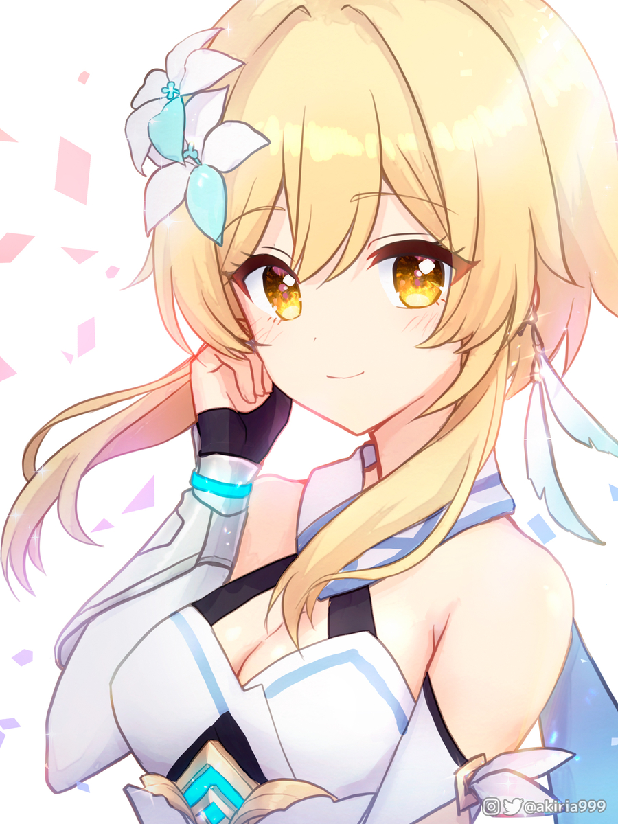 This is a pixiv picture whose title is 「蛍、」.