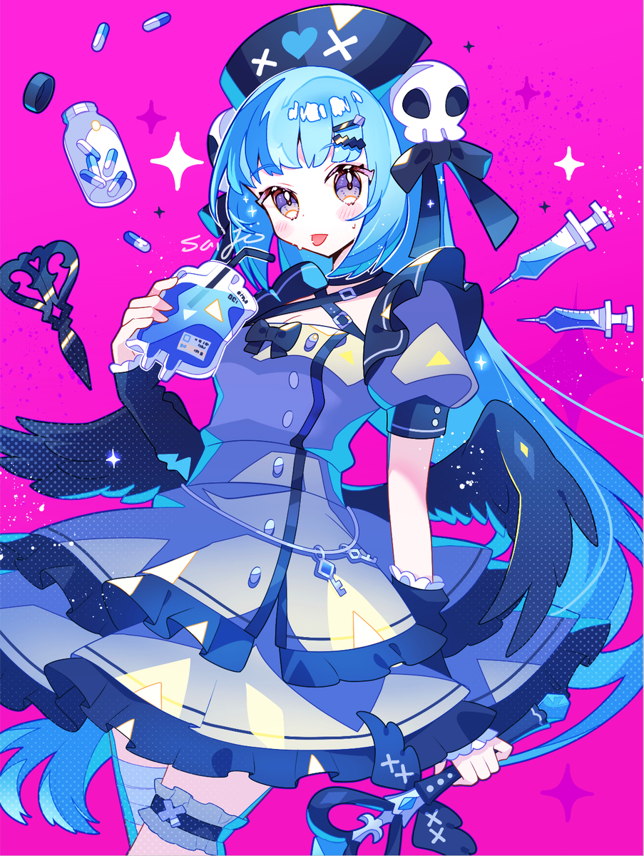 This is a pixiv picture whose title is 水分補給.