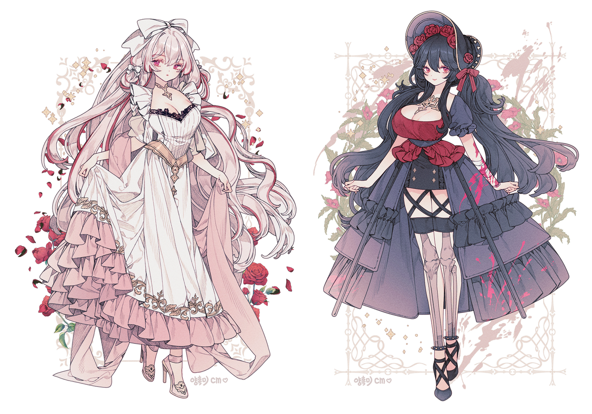 This is a pixiv picture whose title is cm❤️.