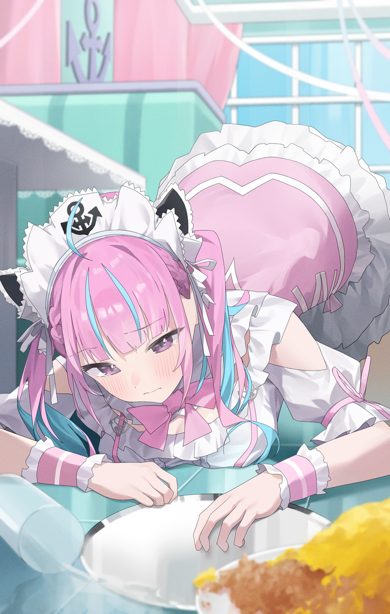 This is a pixiv picture whose title is ご主人様の..ご飯....