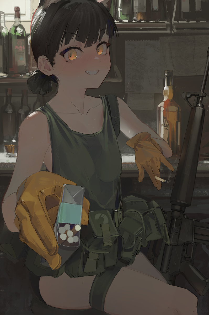 This is a pixiv picture whose title is Jungle Tower hidden booze stash.