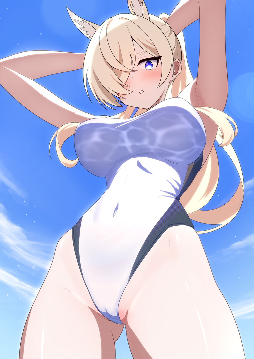 This is a pixiv picture whose title is 水着カンナ.