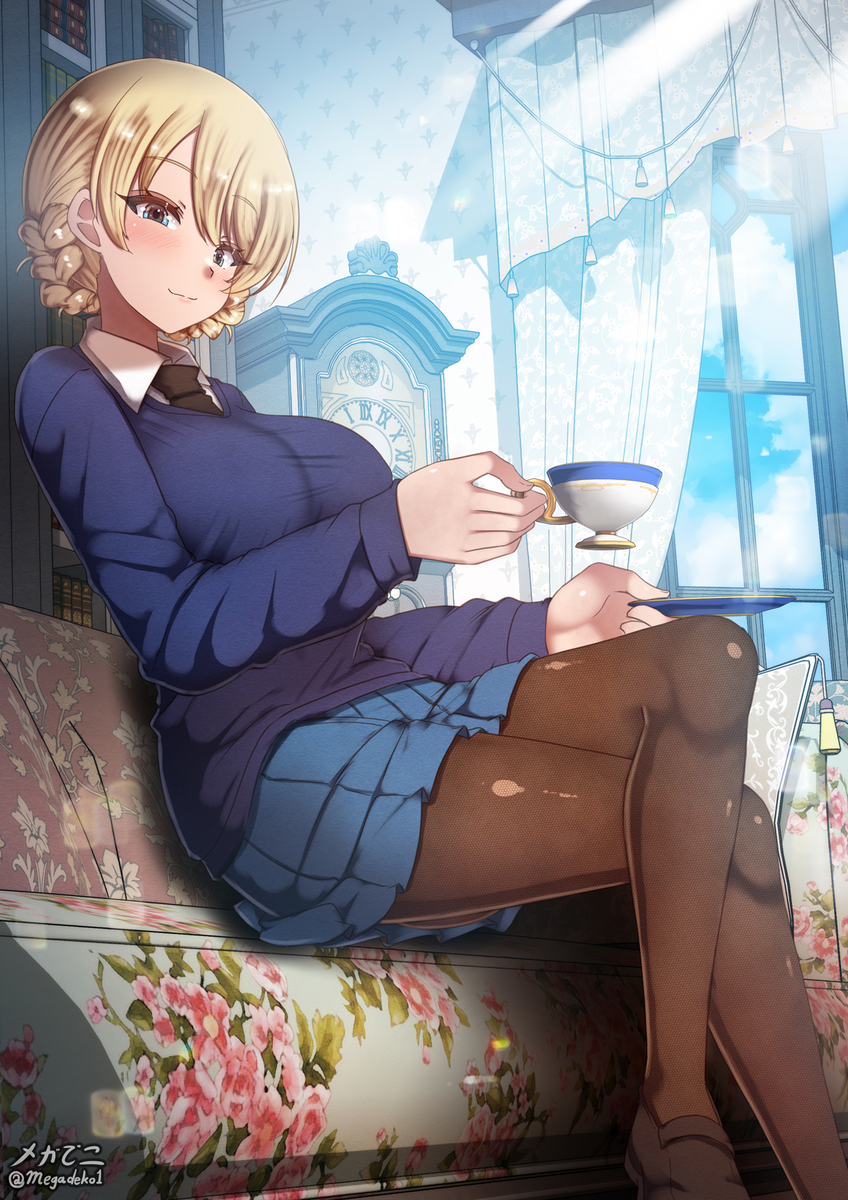 This is a pixiv picture whose title is ダージリン.