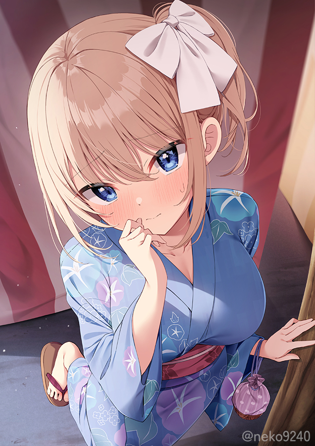 This is a pixiv picture whose title is 「ここであの……ちょっと…」.