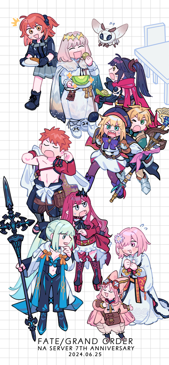 This is a pixiv picture whose title is 北米版7周年おめでとう.