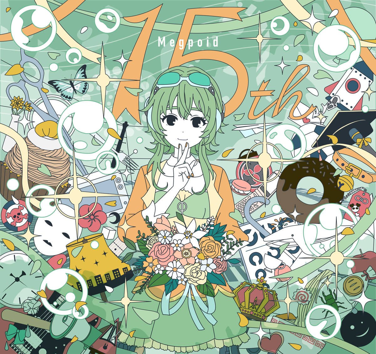 This is a pixiv picture whose title is GUMI15th.