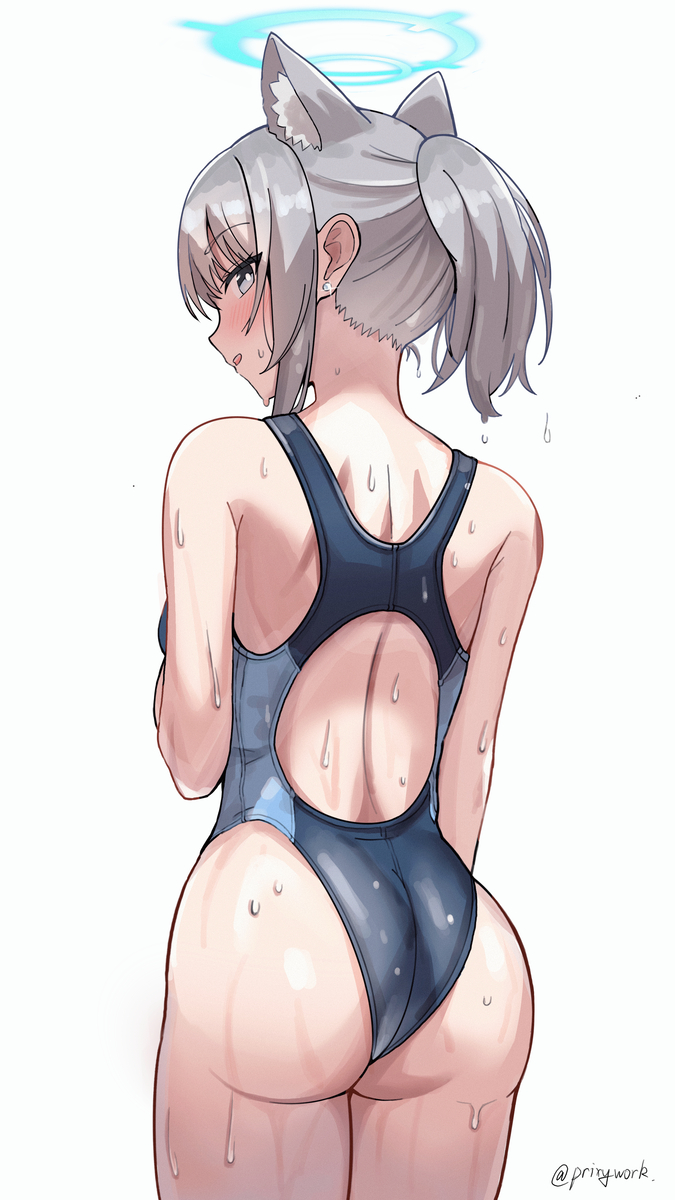 This is a pixiv picture whose title is 砂狼シロコ.