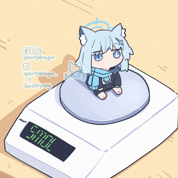 This is a pixiv picture whose title is weight.