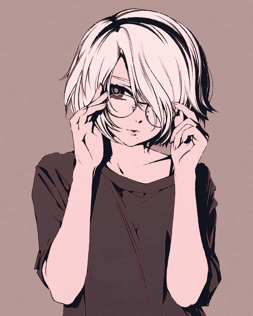 This is a pixiv picture whose title is 2B.
