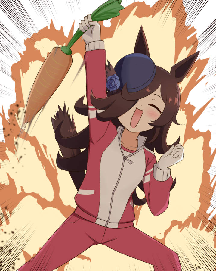 This is a pixiv picture whose title is ライスと大収穫.