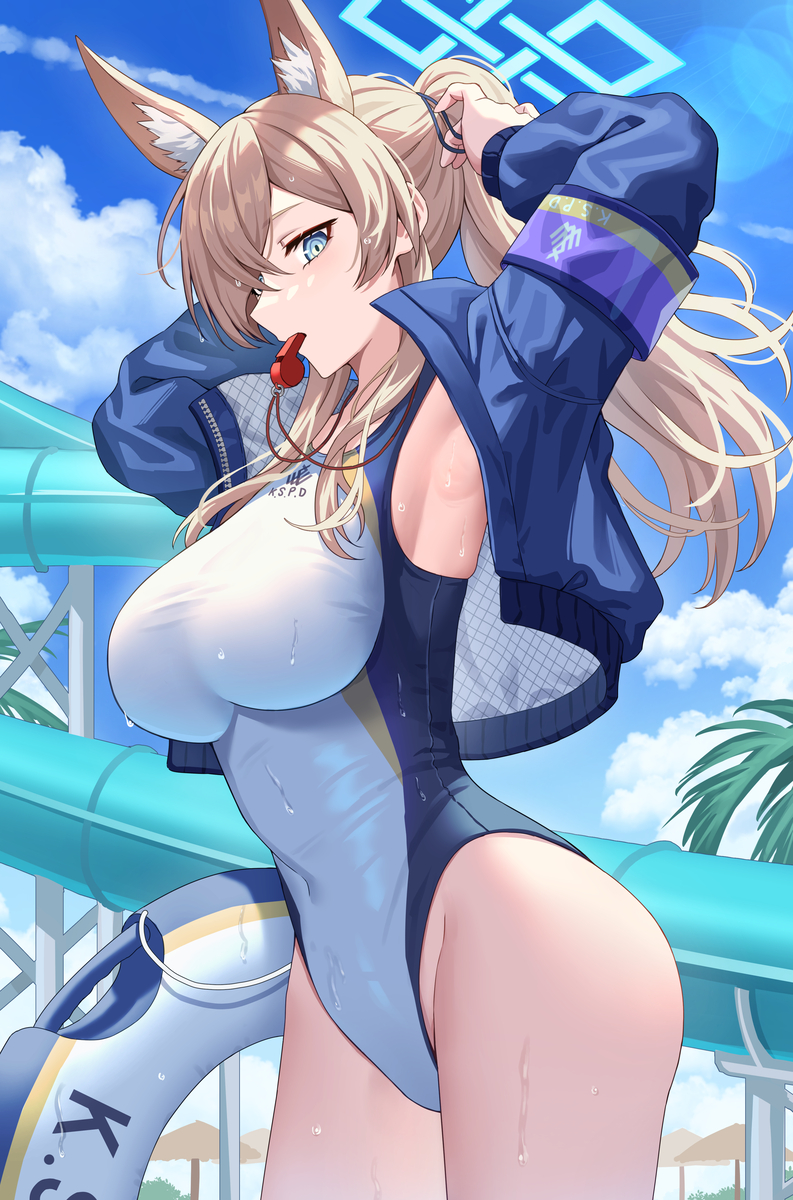 This is a pixiv picture whose title is 水着カンナ.