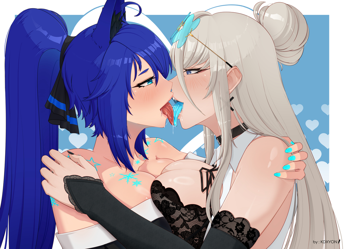 This is a pixiv picture whose title is ych taste kdx x Liizu.