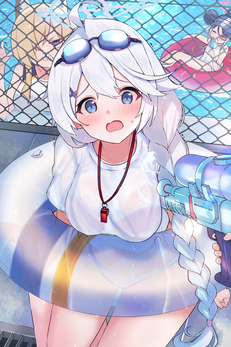 This is a pixiv picture whose title is エッチな遊びはやめてください・・・.
