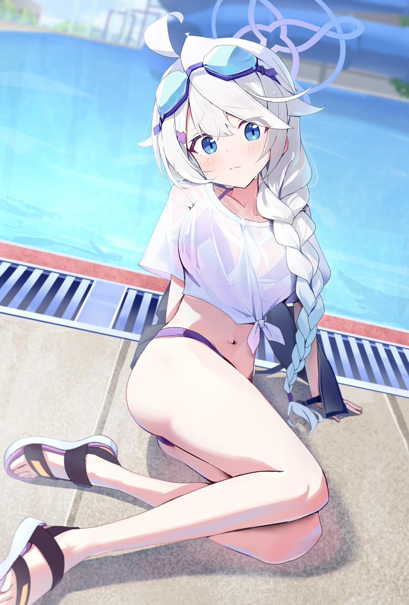 This is a pixiv picture whose title is 水着キリノ.
