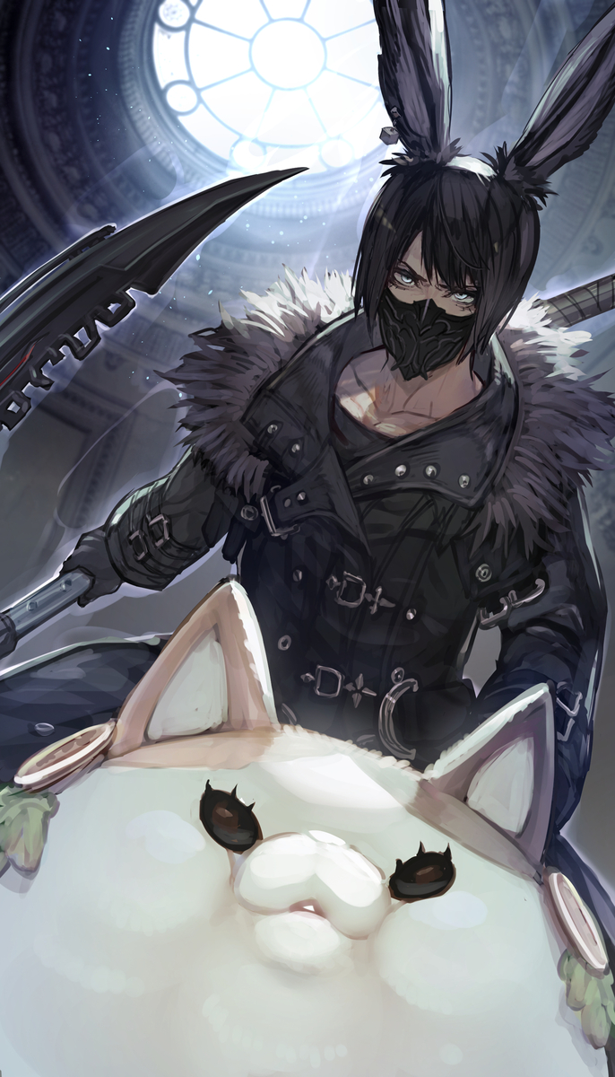 This is a pixiv picture whose title is 待たせたな….