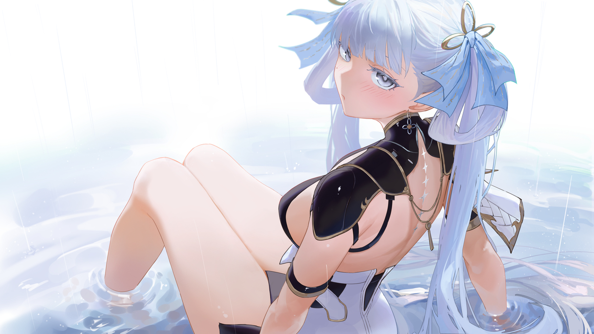 This is a pixiv picture whose title is 今汐.