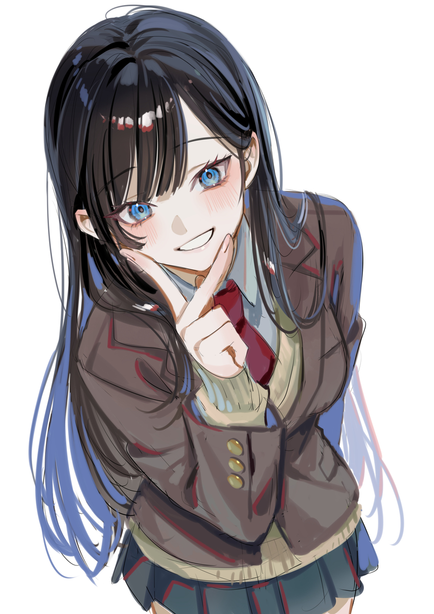 This is a pixiv picture whose title is 先輩.