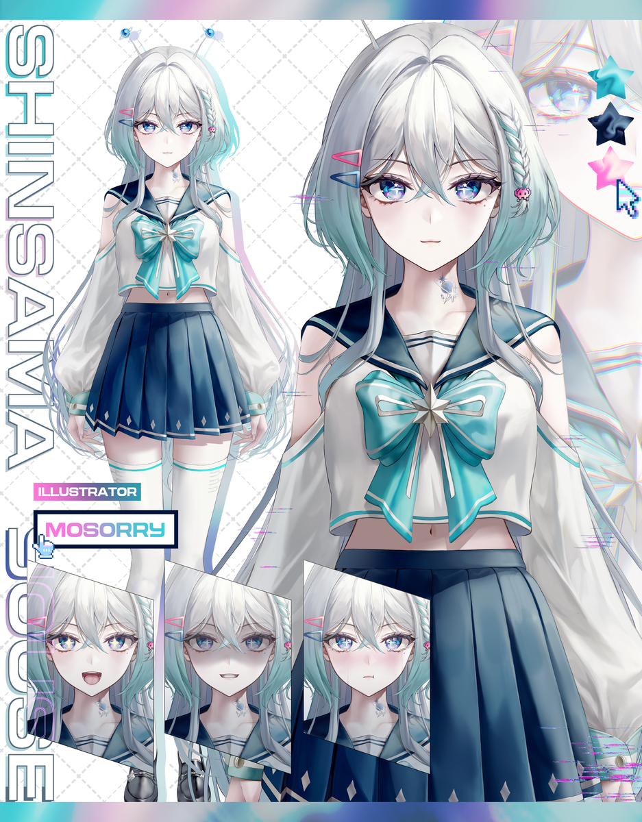 This is a pixiv picture whose title is Vtuber.