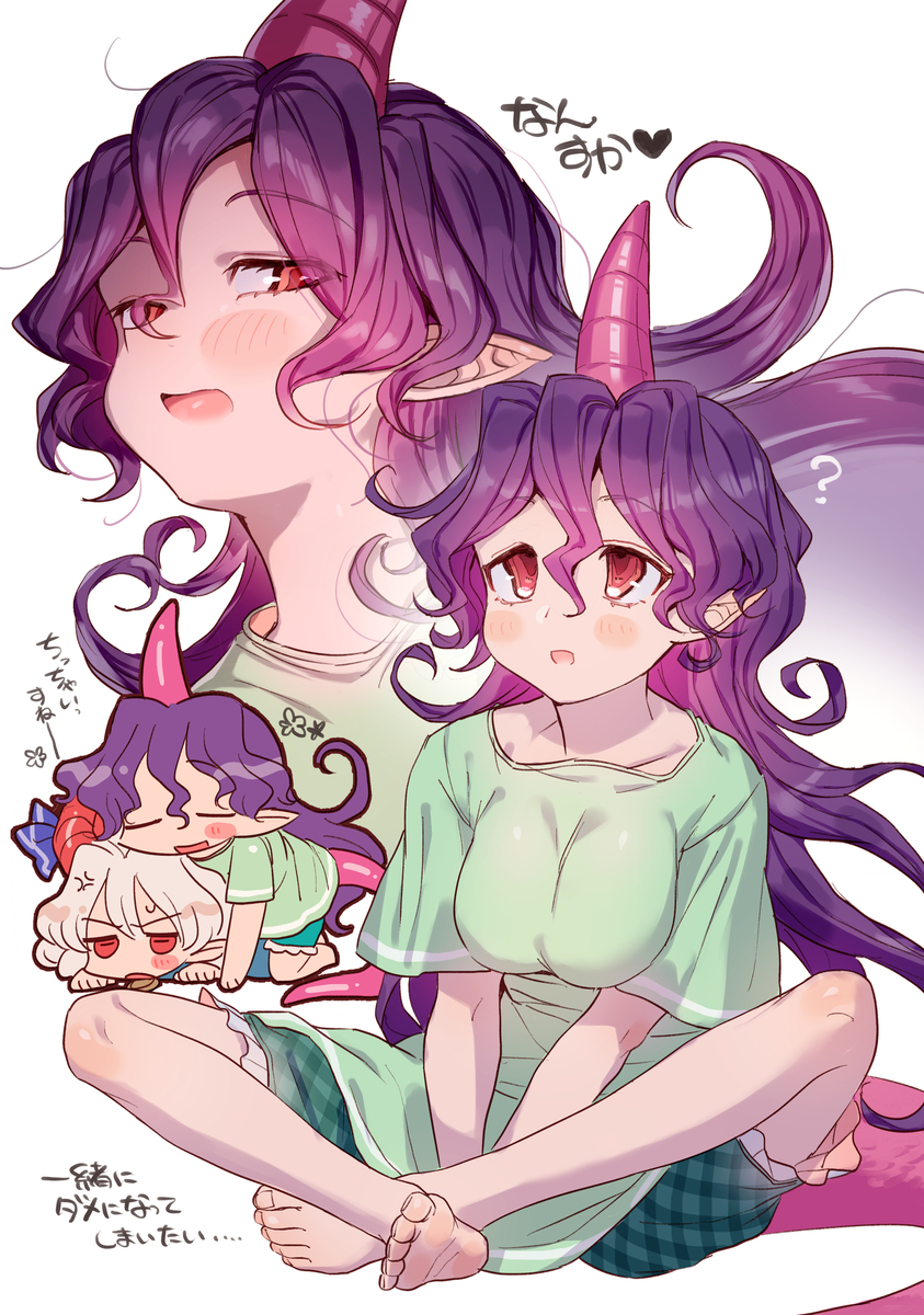This is a pixiv picture whose title is 💉🩸💜.