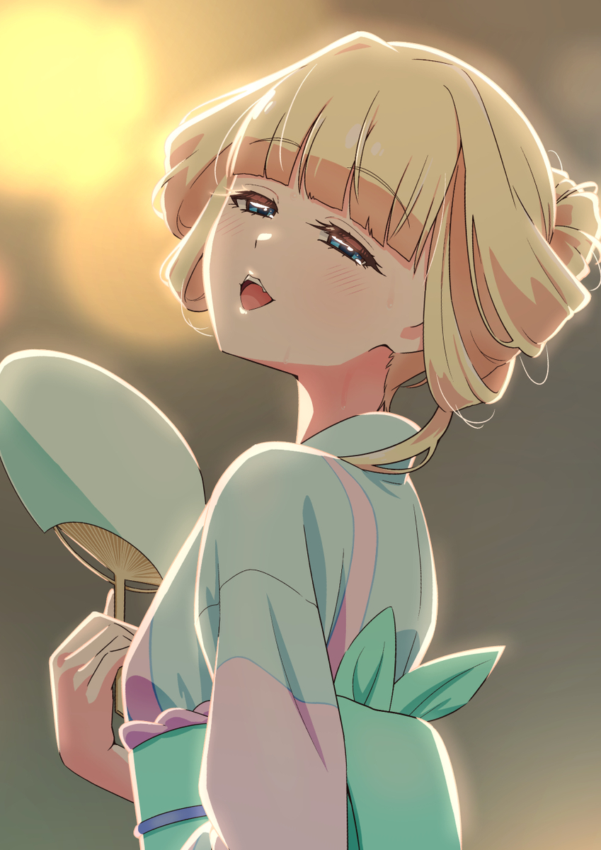 This is a pixiv picture whose title is 浴衣ユキちゃん.