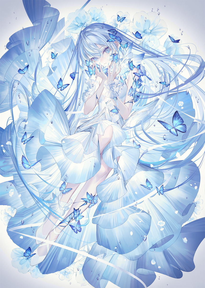 This is a pixiv picture whose title is 【お仕事】Metamorphose.