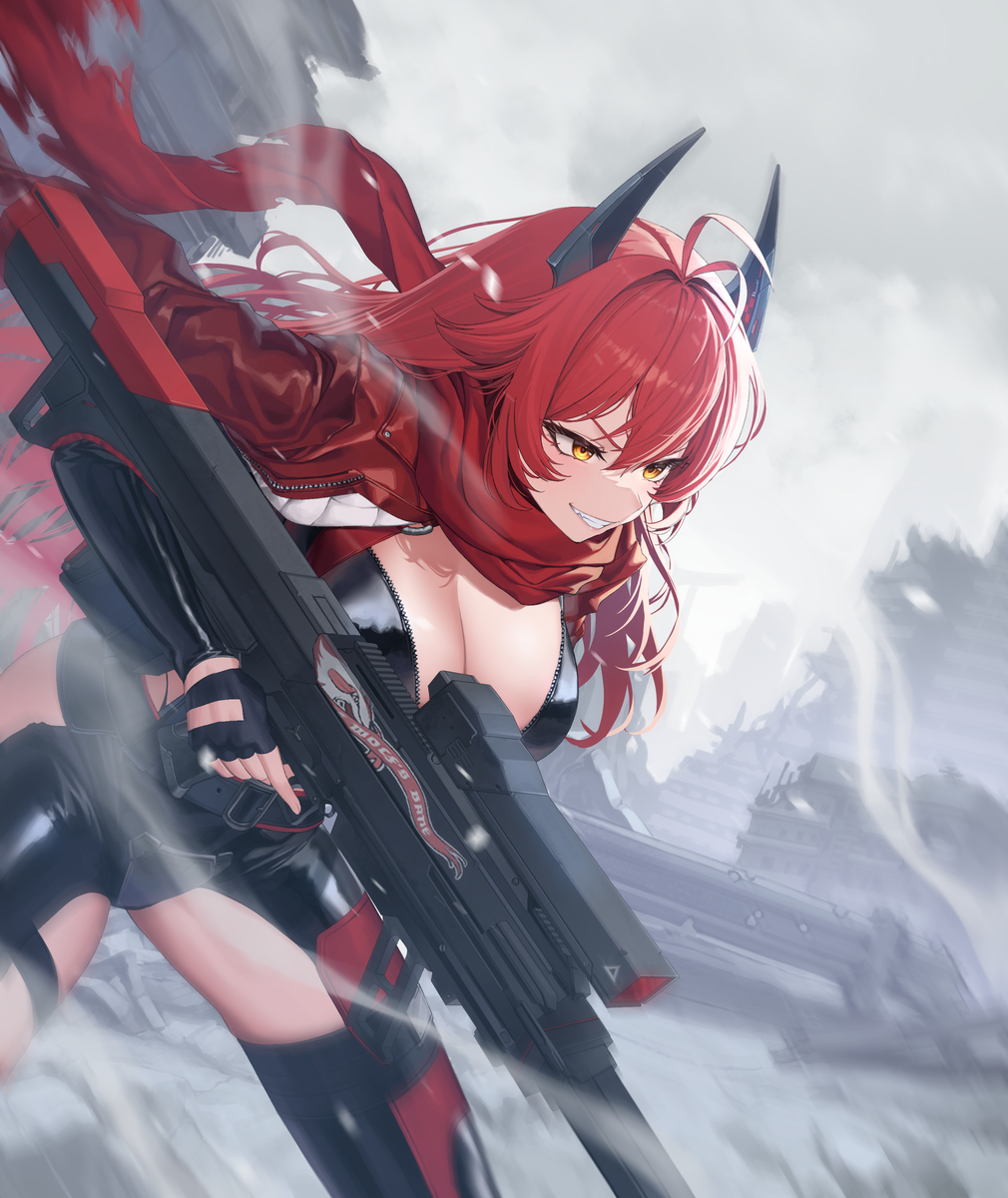 This is a pixiv picture whose title is redhood.