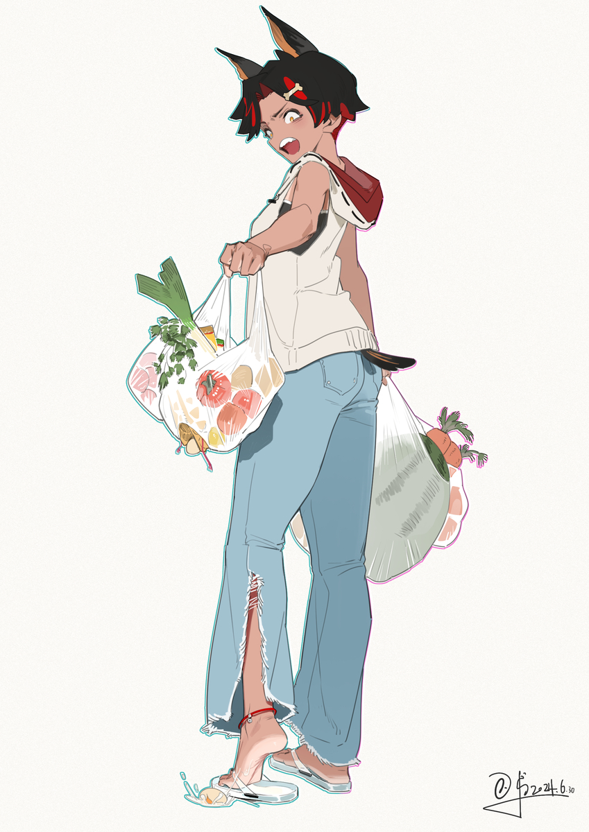 This is a pixiv picture whose title is やばい！.