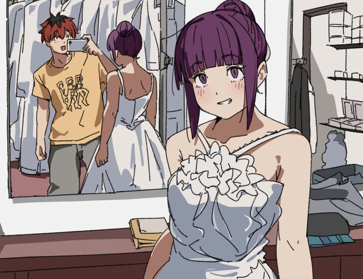 This is a pixiv picture whose title is いずれ来るであろう未来.