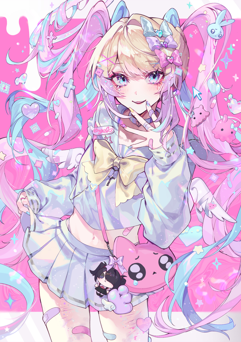 This is a pixiv picture whose title is 𝘐𝘯𝘵𝘦𝘳𝘯𝘦𝘵 𝘈𝘯𝘨𝘦𝘭 🧬.