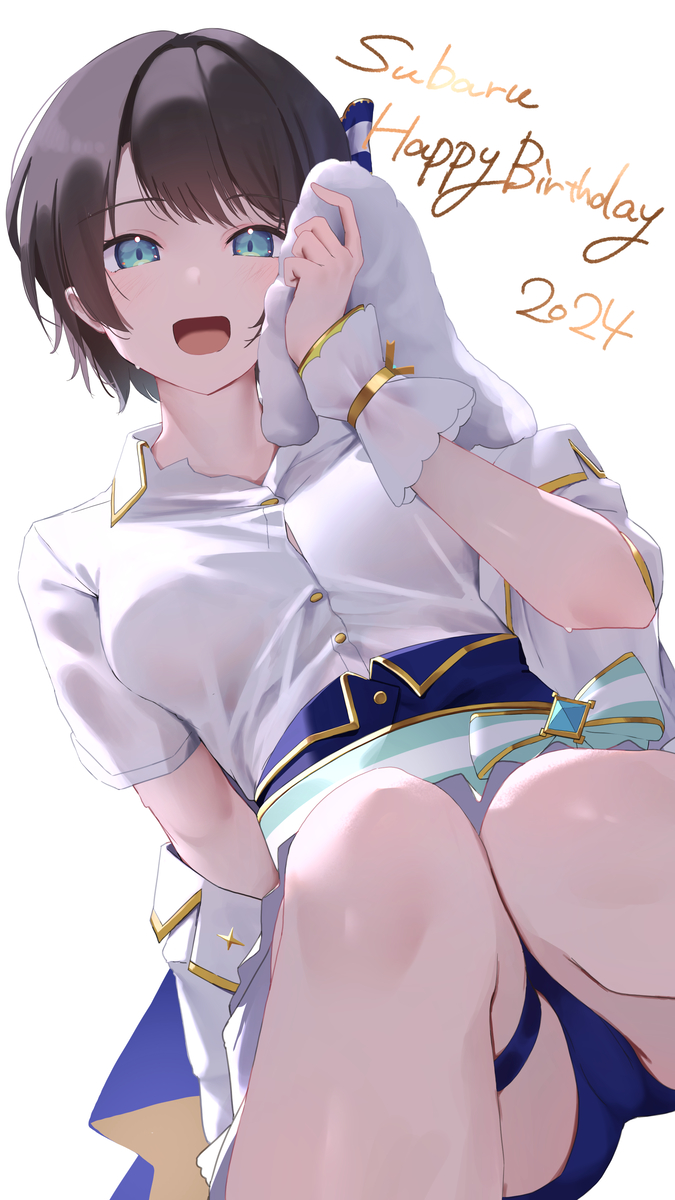 This is a pixiv picture whose title is スバちゃん！誕生日おめでとう！！！.