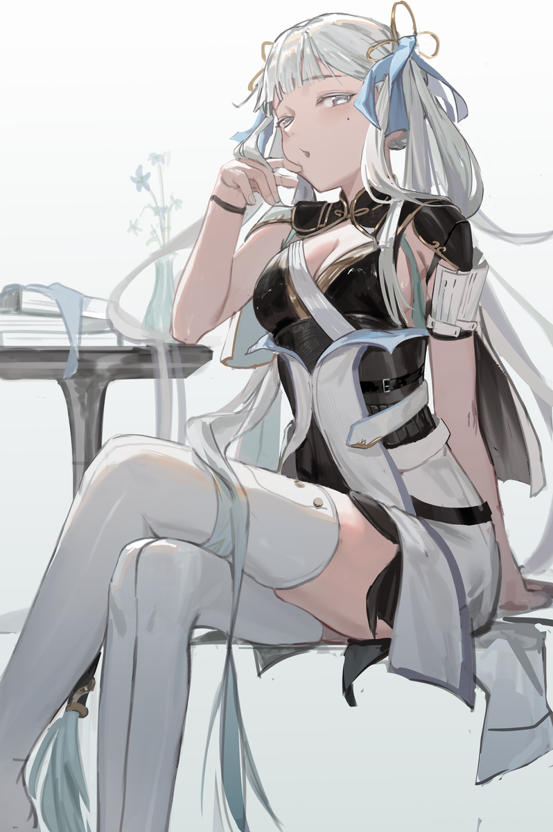 This is a pixiv picture whose title is 今汐.